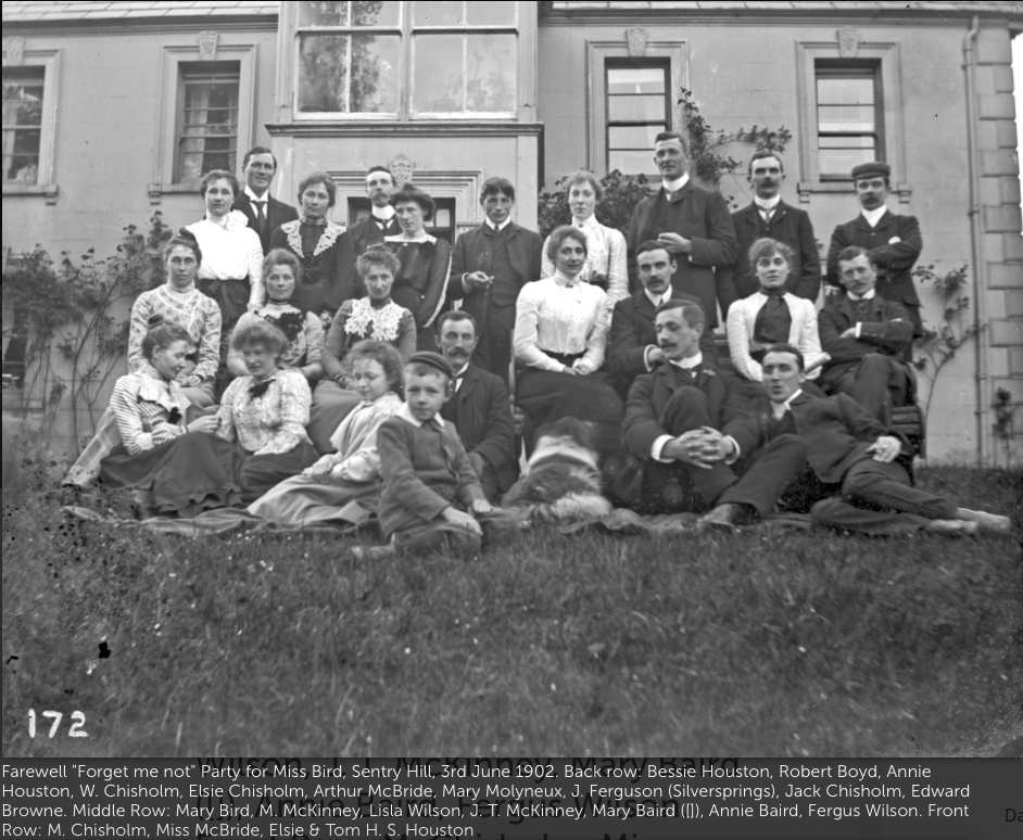 William Fee mckInney, Present were member of all the leading Carnmoney families Sentry Hill, 3rd June 1902 from NMNI collections